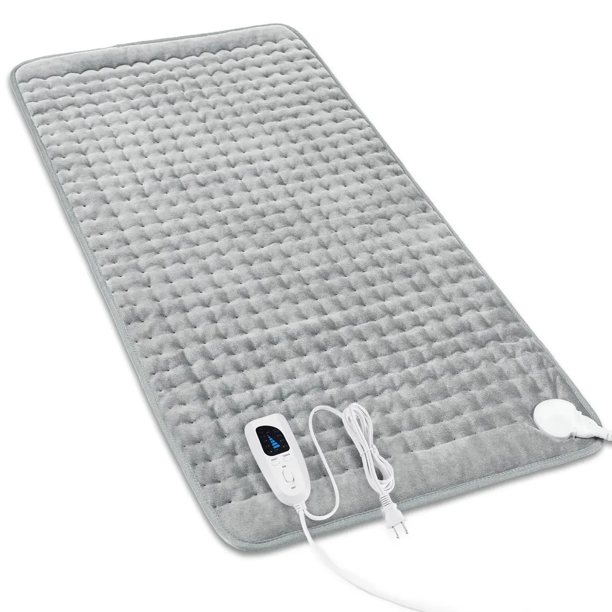 Deepsoon Electric Heating Pad for Back 83cm x 43cm (33"x17") | 6 Heat Settings, 4 Timer, Overheat Protection - main product image
