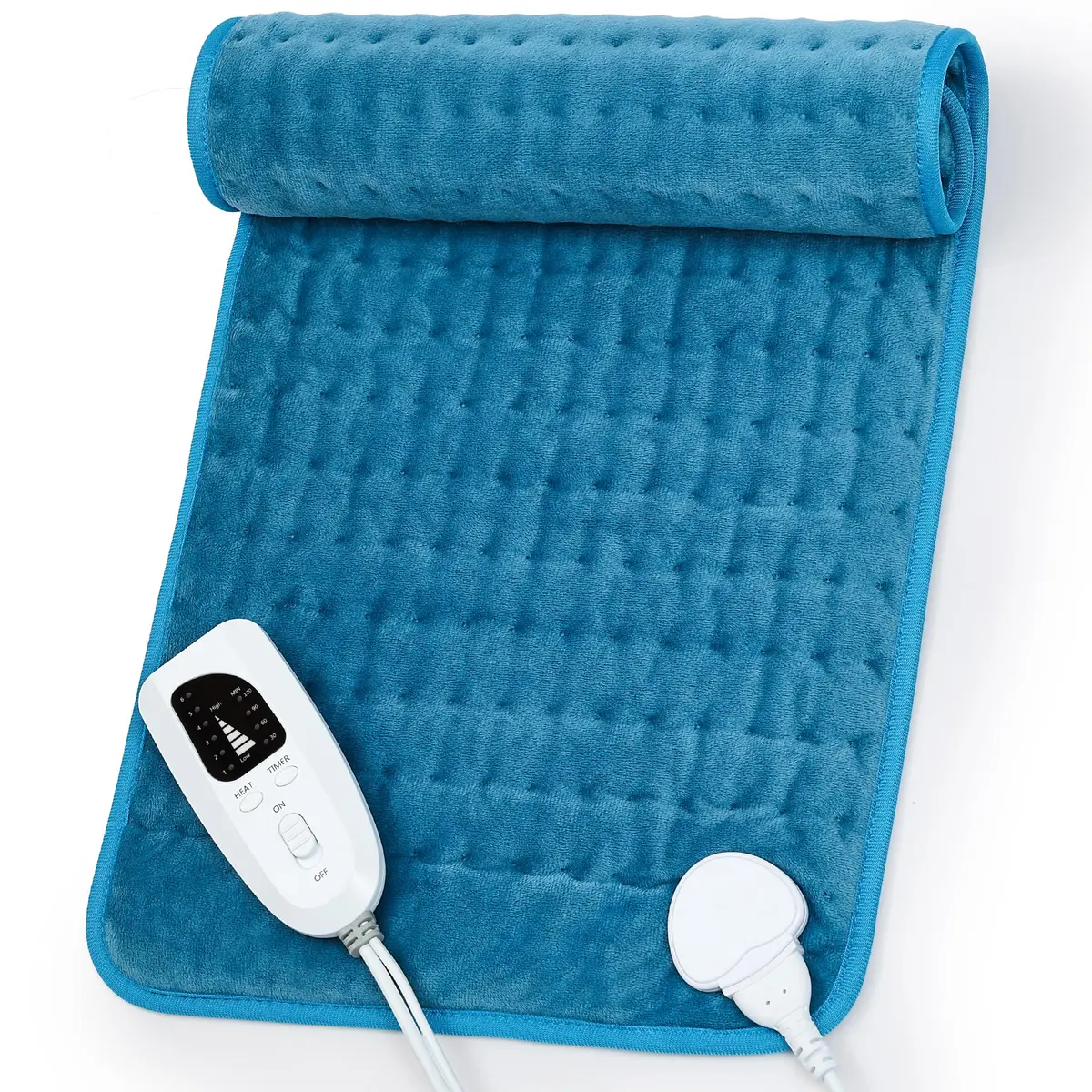 Deepsoon Electric Heating Pad 61cm x 30.5cm (24x12 Inch) | 6 Heat Settings & Auto Shut-Off - main product image