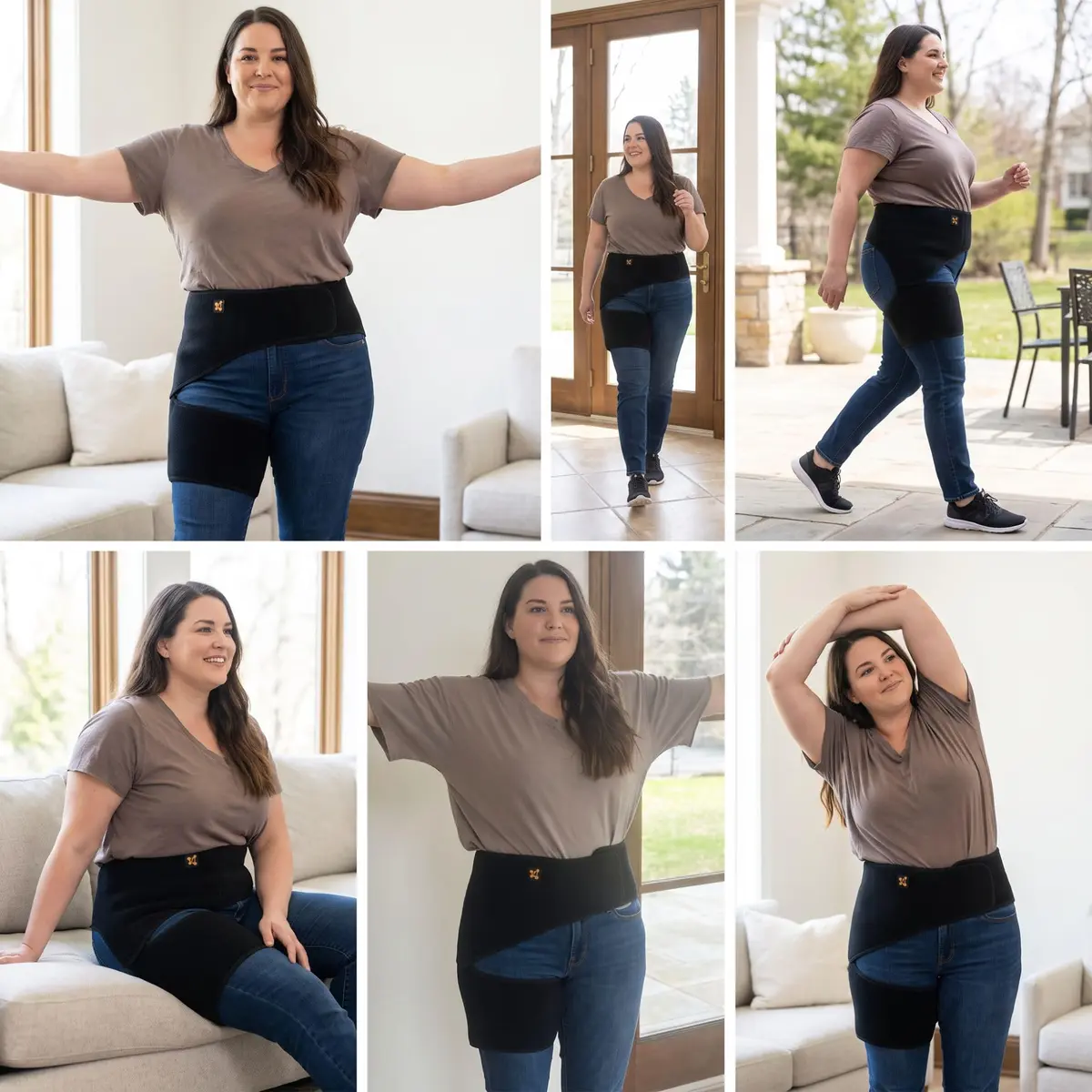 CopperJoint Hip Brace Extender Kit for Larger Fit, 3-Piece Accessory | Adjustable Support for Larger Sizes - view 5