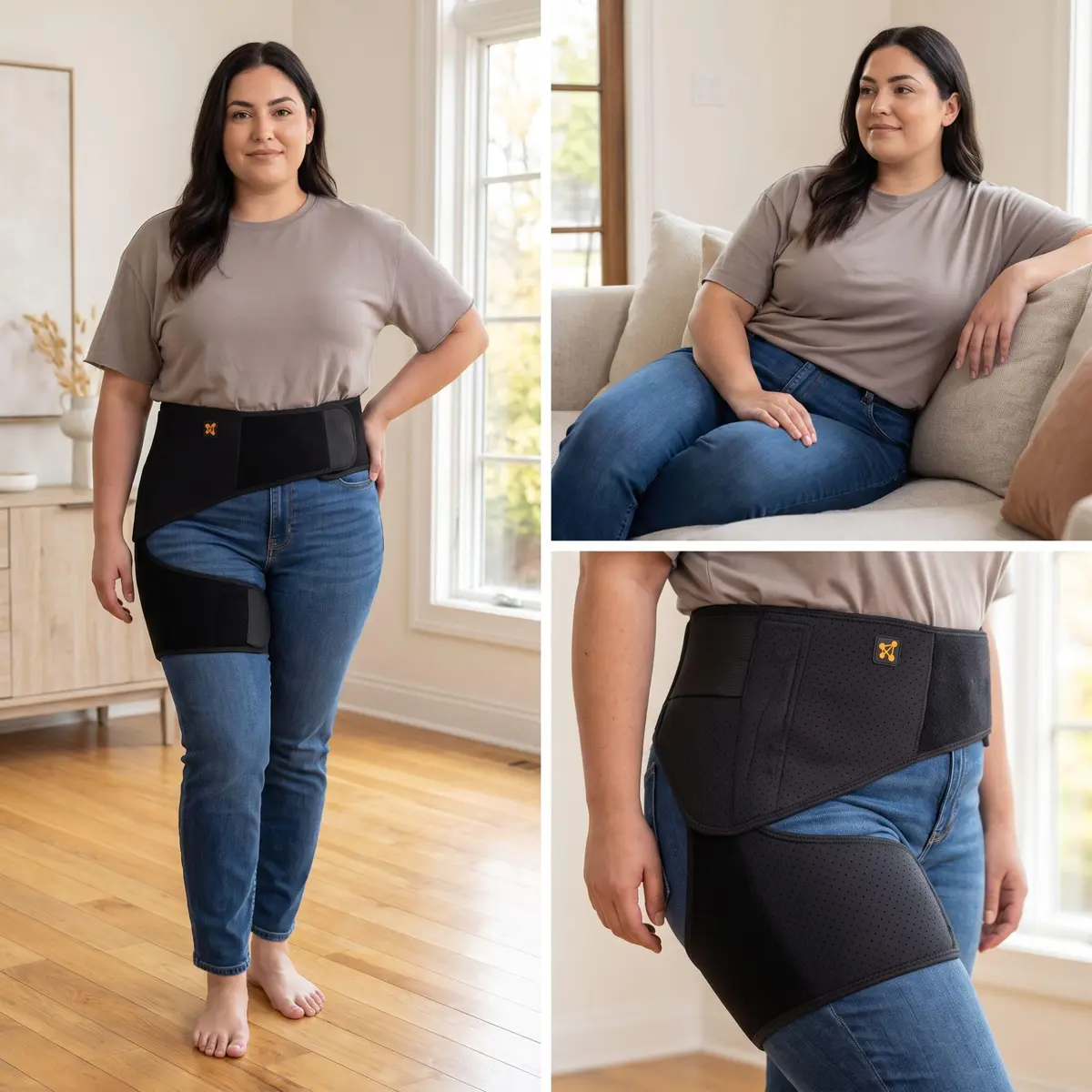 CopperJoint Hip Brace Extender Kit for Larger Fit, 3-Piece Accessory | Adjustable Support for Larger Sizes - view 4