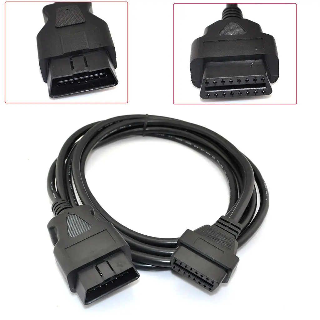 iKKEGOL 9.8ft 3M OBD 2 OBD II 16 Pin Car Extension Cable | Durable, Flexible Diagnostic Extender - view 2