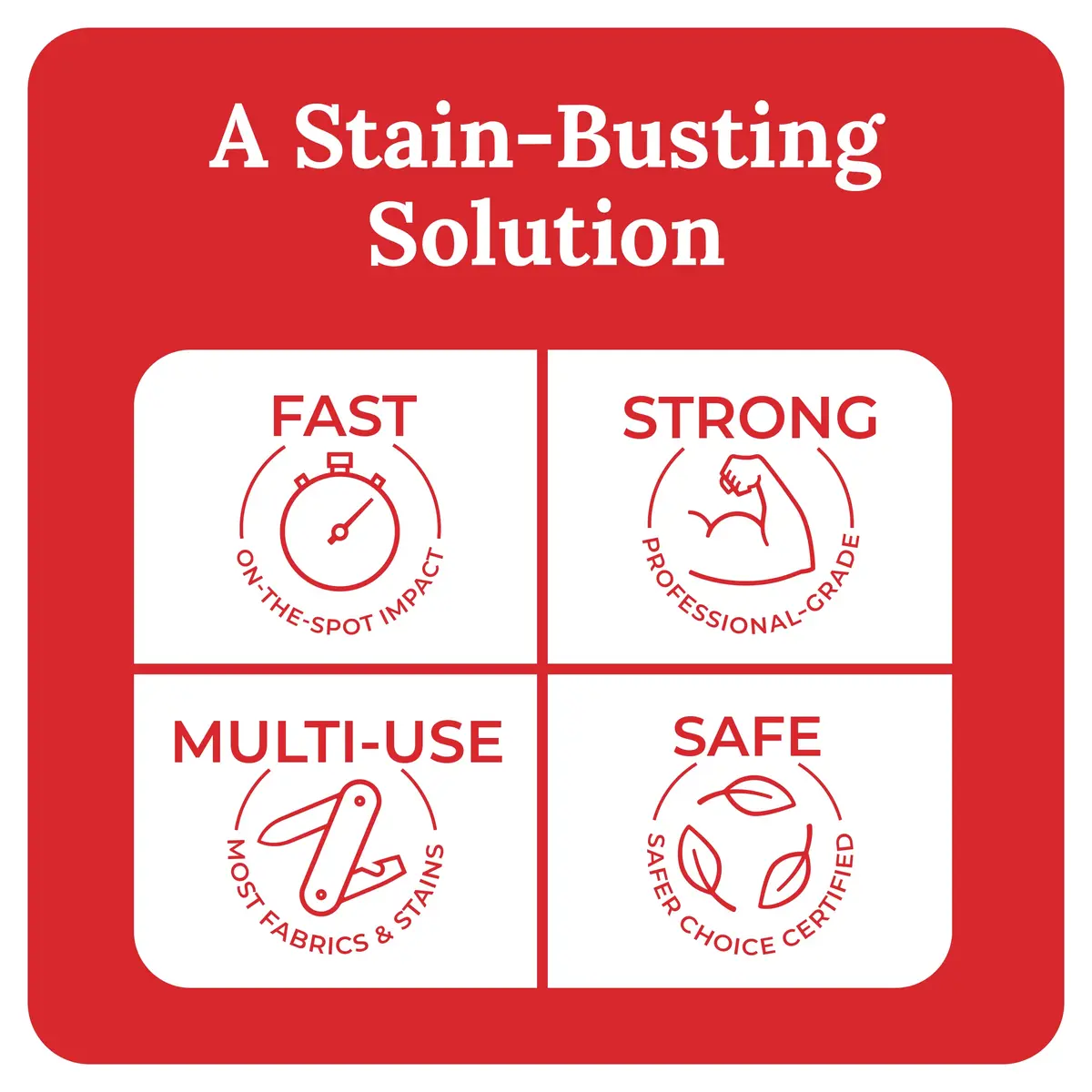 Emergency Stain Rescue Stain Remover Spray 1000ml (32 Fl Oz) | Fast Acting for Wine, Coffee, Grease, Blood Stains - view 3