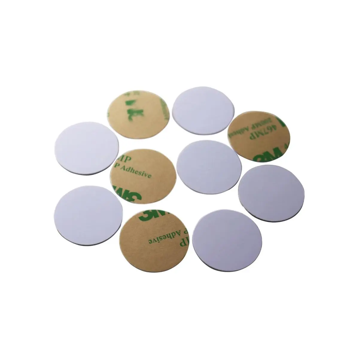 ETEKJOY Writable 125kHz RFID Sticker Coin 10 PCS | Rewritable, Waterproof, 25mm Diameter - view 3