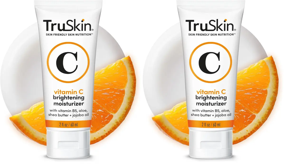 TruSkin Vitamin C Face Cream with Vitamin E, B5, Jojoba Oil & Green Tea, 200ml (6.76 Fl Oz) | Brightens & Hydrates for Radiant Skin - main product image