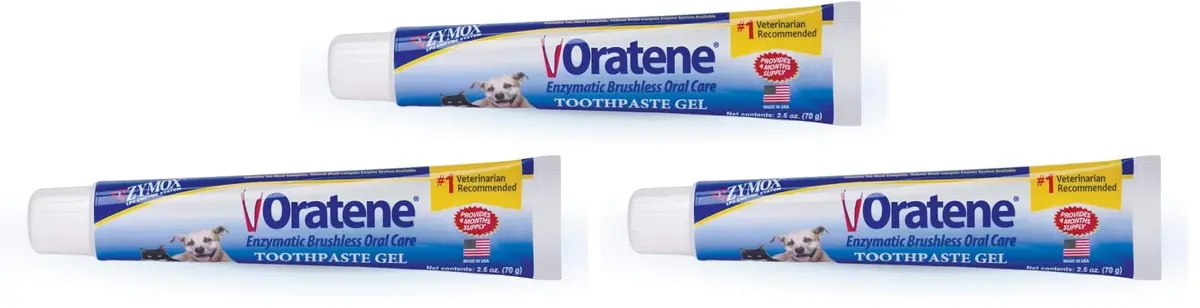 PKB Animal Health ZYMOX Oratene Brushless Toothpaste Gel for Dogs and Cats, 210 ml (7.5 oz) | Supports Healthy Oral Hygiene - main product image