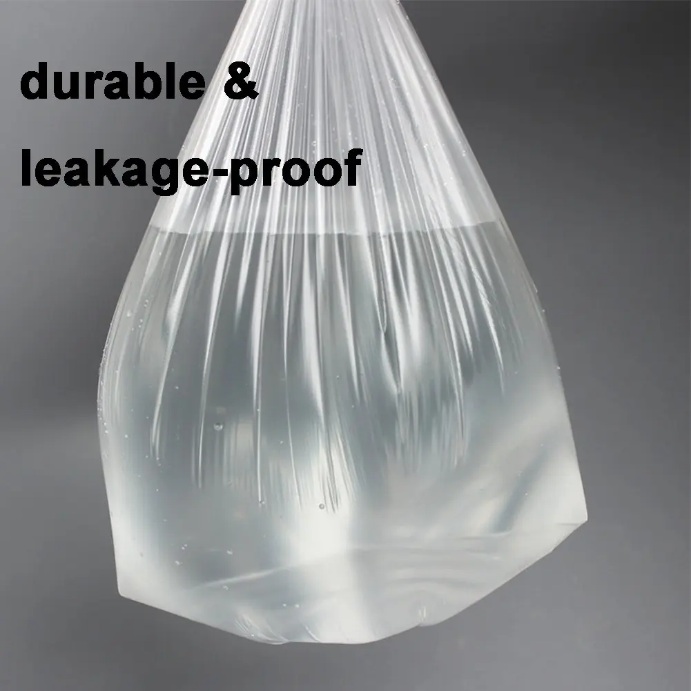 SOSOHOME Clear Waste Bags 4.5L (1.2 Gallon) | 150 Count Pack of 3 - view 7