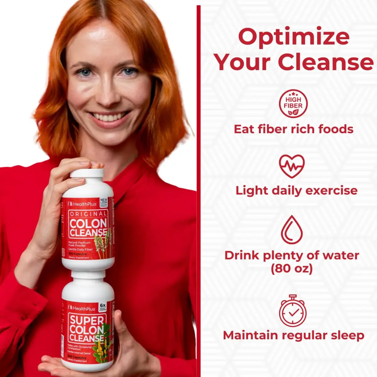 Health Plus Super Colon Cleanse Gentle Gut Cleanse Detox 240 Capsules (Pack of 2) - view 5