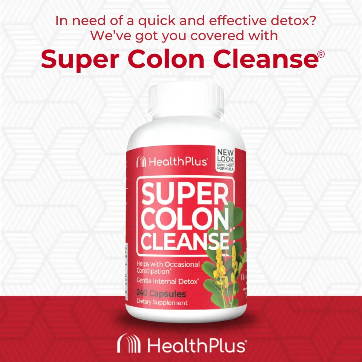 Health Plus Super Colon Cleanse Gentle Gut Cleanse Detox 240 Capsules (Pack of 2) - view 8