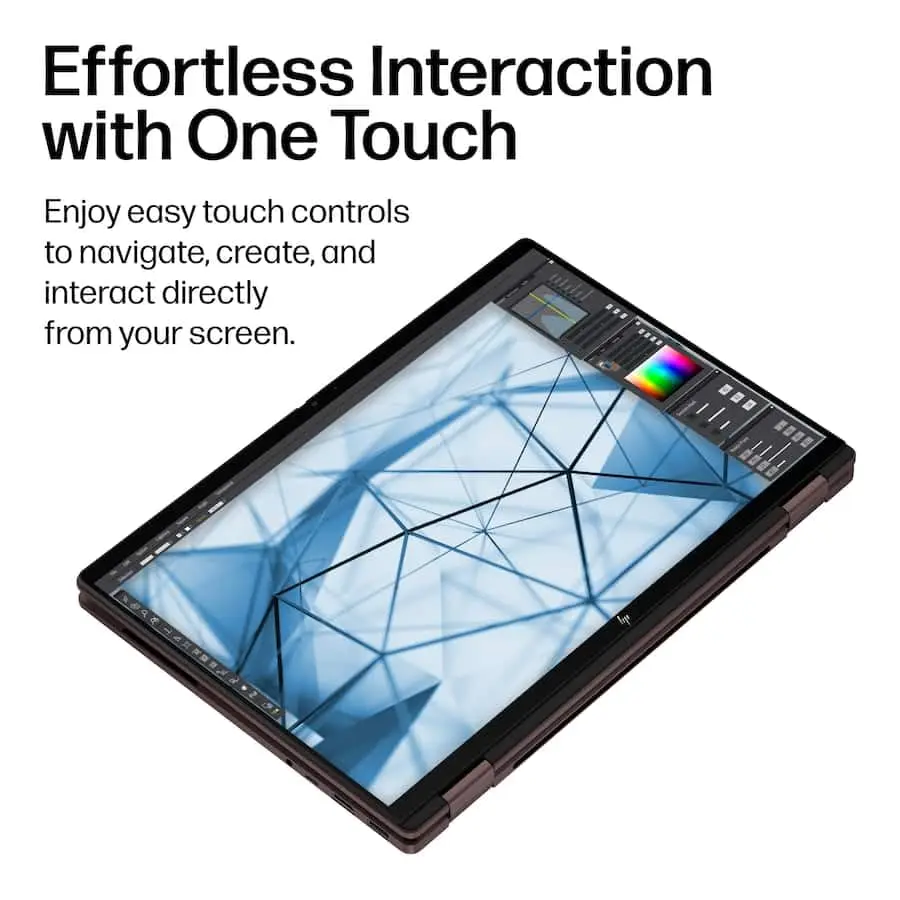 HP OmniBook X Flip 2-in-1 AI Laptop 14" 2K OLED Touchscreen | AMD Ryzen AI 5 430, 16GB LPDDR5X, 512GB SSD, Wi-Fi 7, Win11 - view 10