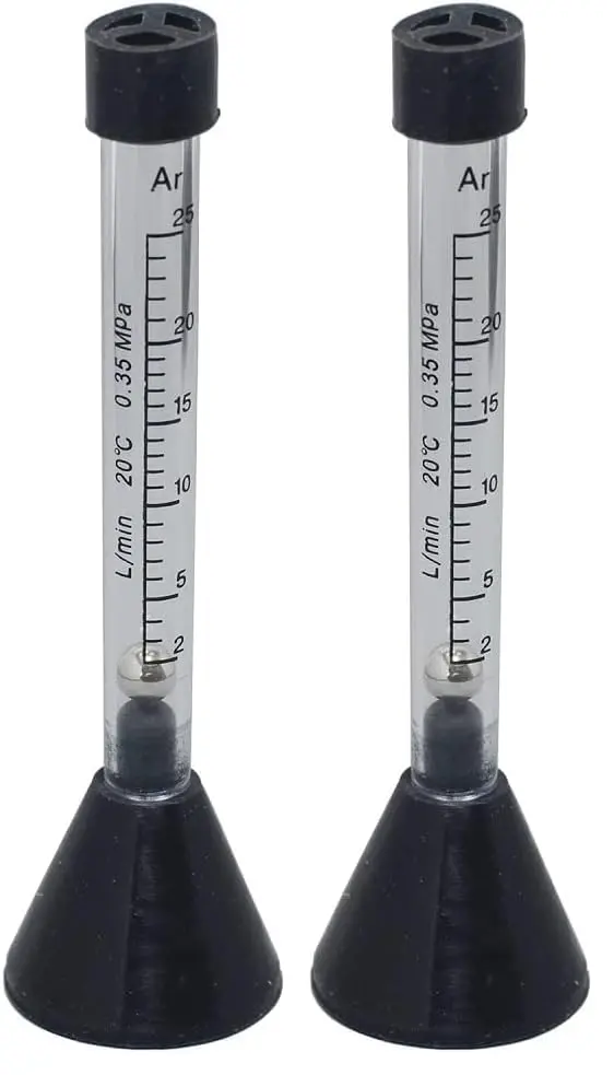 RIVERWELD Argon Gas Flow Meter Tester 0-25 LPM (0.03 kg) | Measures Flow for MIG/TIG Torches - view 2