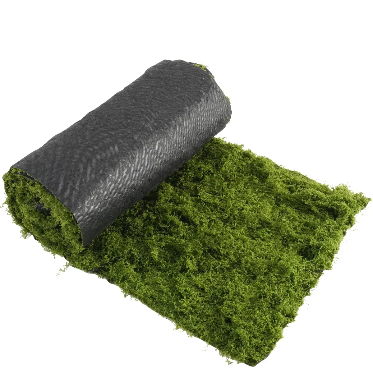BYHER Green Artificial Moss Mat 30cm x 180cm (12" x 71") | Realistic Cloud Soft Feel for Crafts & Decor - view 8