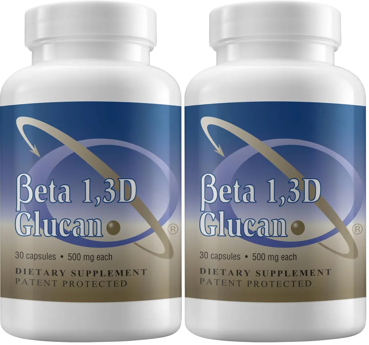 Transfer Point Immune Support Supplement Beta Glucan 500 mg Capsules (Pack of 2, 60 Count) | Immune Support Supplement - main product image