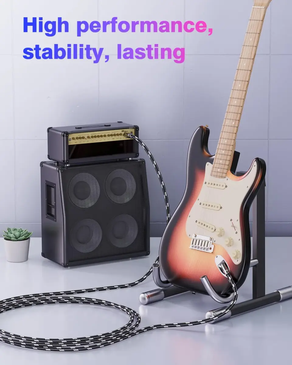 New Bee Guitar Cable 20 ft (6.1 m) | Low Noise High Fidelity - view 6