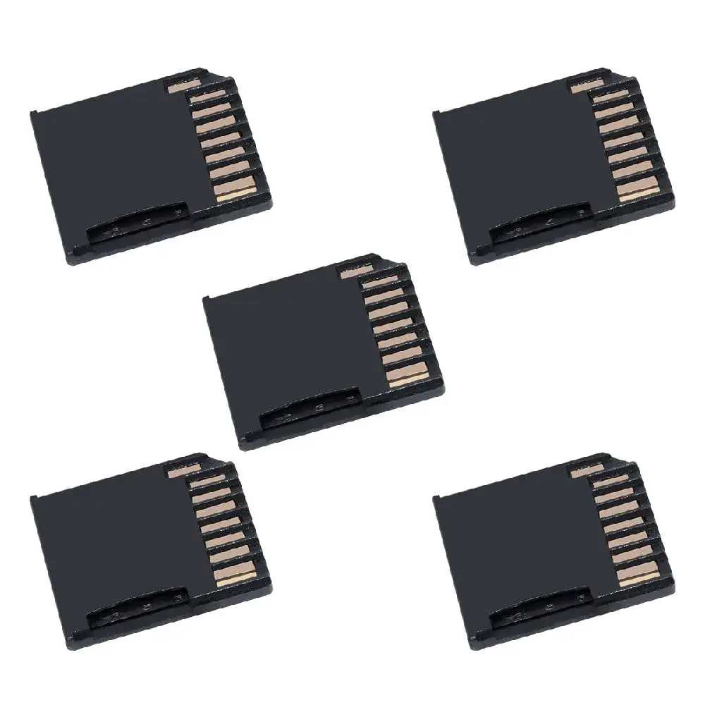 cablecc Low Profile SD Card Adapter 50cm (20mm) | 5-Pack Black for Mac Laptops with 512GB Micro SD Support - main product image