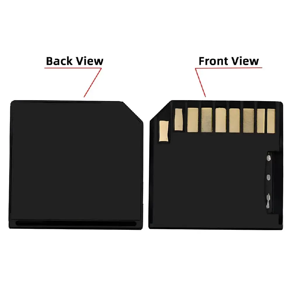 cablecc Micro SD to SD Card Adapter | Low Profile Short Body for Mac Laptops, 512GB Max Capacity - view 3