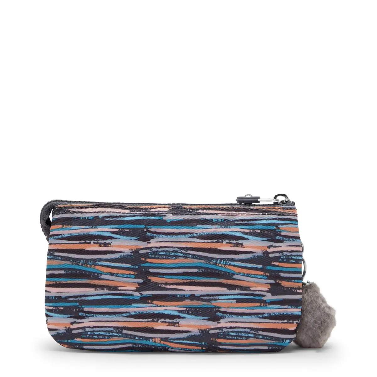 Kipling Creativity L Pouch, Lightweight Large Organizer Case with Zip Closure & Multiple Compartments - Mineral Stripes - view 3