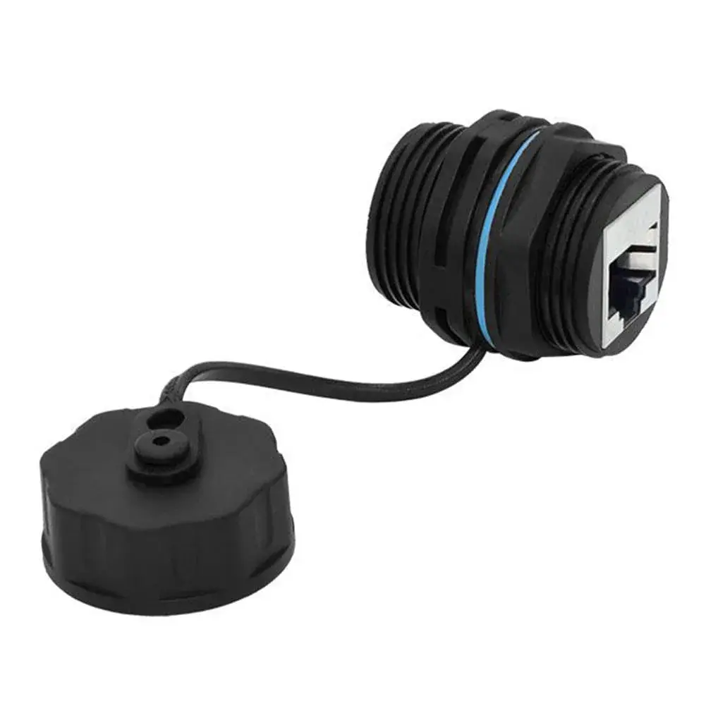 ANMBEST Shielded CAT6 RJ45 Waterproof Connector Panel Mount Coupler 20-Pack | IP68 Rated for Industrial Ethernet - view 3