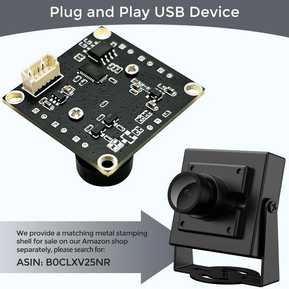 innomaker 1080P USB 2.0 UVC Camera Module (Pack of 2) | 130° Wide Angle, Plug & Play for SBCs - view 6