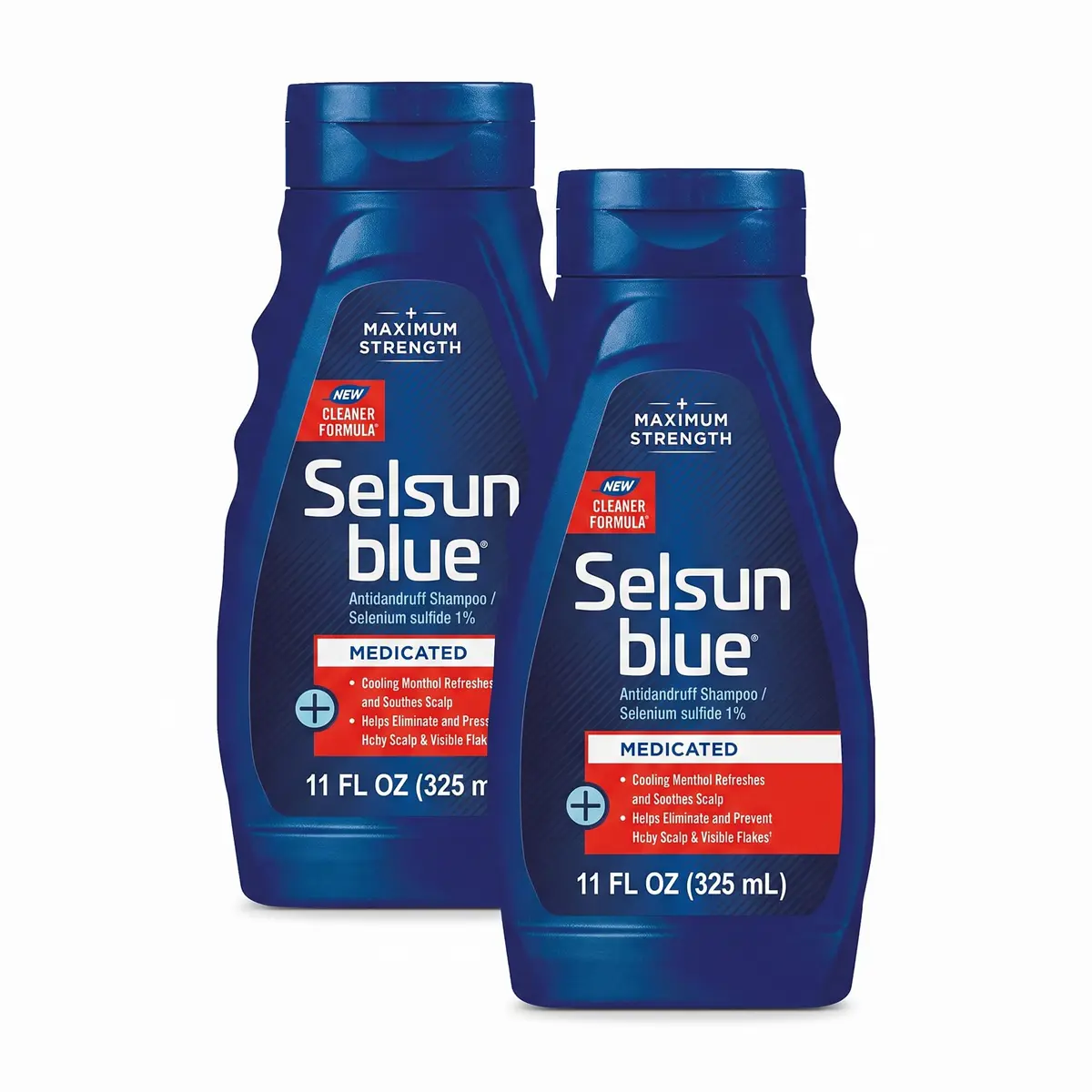Selsun Blue Medicated Antidandruff Shampoo 22 fl. oz. | Maximum Strength Scalp Treatment with Selenium Sulfide - main product image