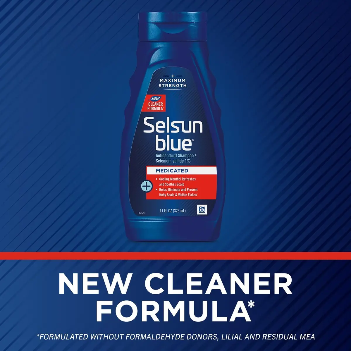 Selsun Blue Medicated Antidandruff Shampoo 22 fl. oz. | Maximum Strength Scalp Treatment with Selenium Sulfide - view 2