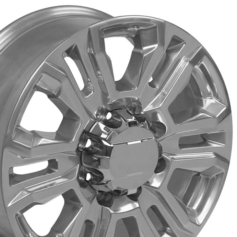OE Wheels CV70B 20x8.5 Polished Rim | 8x180 Bolt Pattern, 47ET Offset, Aluminum - view 5