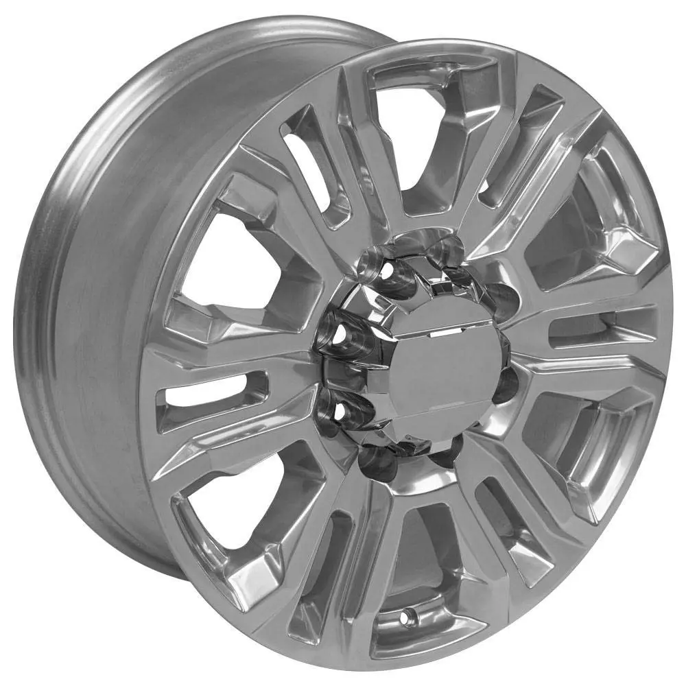 OE Wheels CV70B 20x8.5 Polished Rim | 8x180 Bolt Pattern, 47ET Offset, Aluminum - view 4