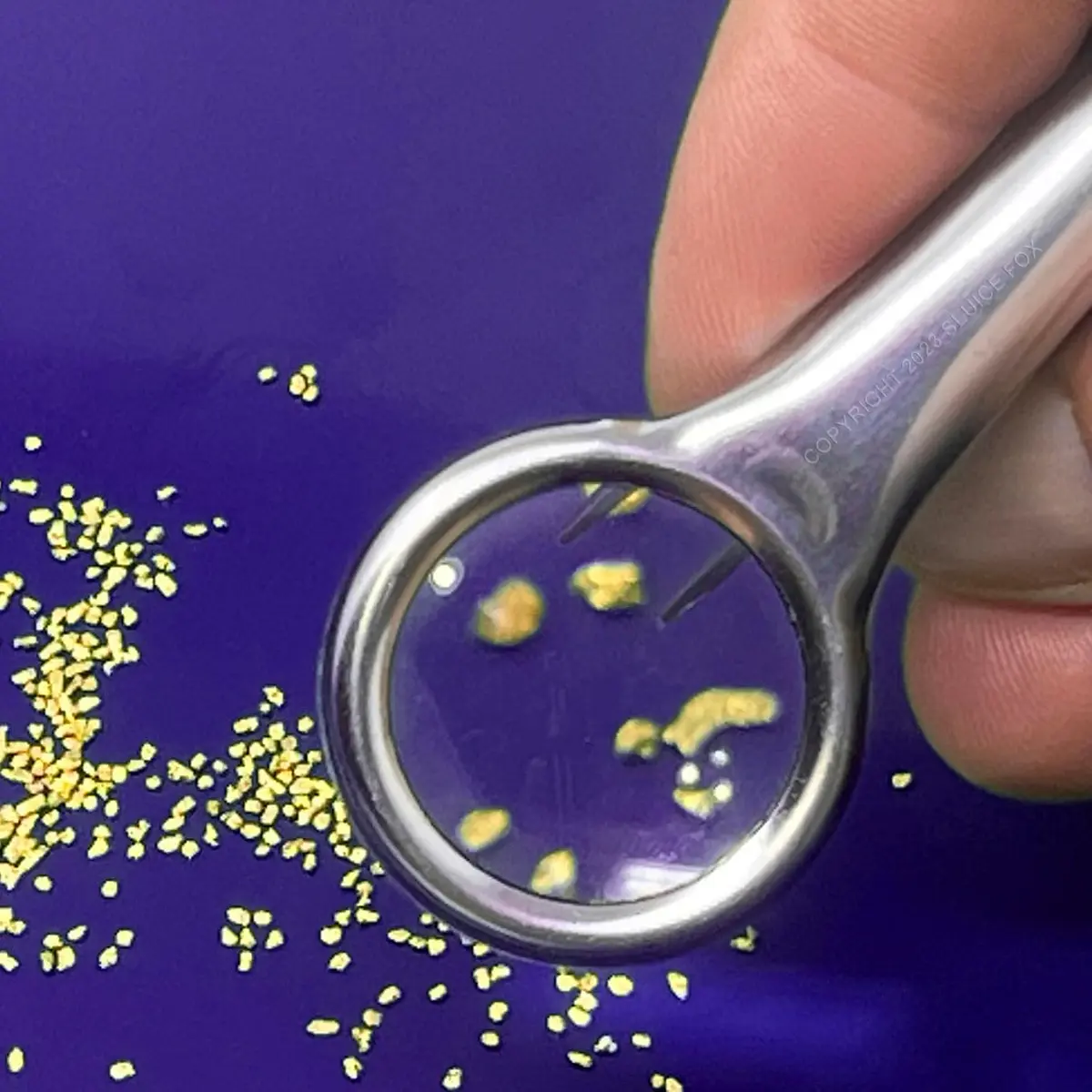Sluice Fox Gold Panning Kit with Classifier, 2 Pans & Backpack - Purple | Prospecting Equipment - view 7