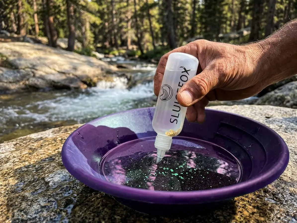 Sluice Fox Gold Panning Kit with Classifier, 2 Pans & Backpack - Purple | Prospecting Equipment - view 8