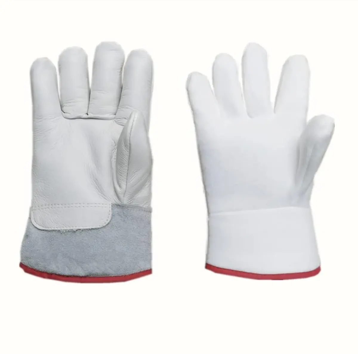 Inf-way White Wrist Length Cryogenic Gloves - 10.5" for Extreme Cold Protection - main product image