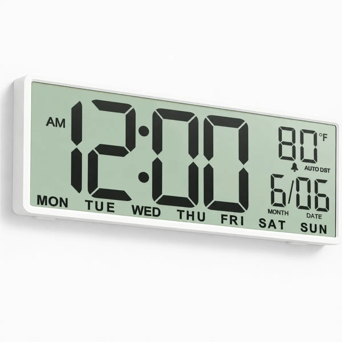 JALL Large Digital Wall Clock 36.8 cm (14.5 inches) | Jumbo Display, Date, Day, Temperature, Auto DST - main product image