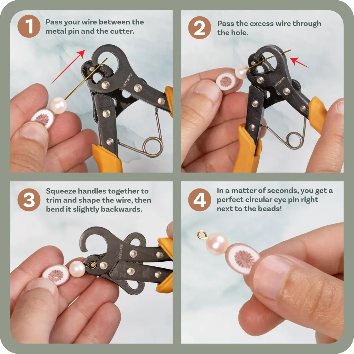 The Beadsmith Original One Step Looper Pliers 2.25 mm (Pack of 2) | Patented Tool for Precise Jewelry Loops - view 4