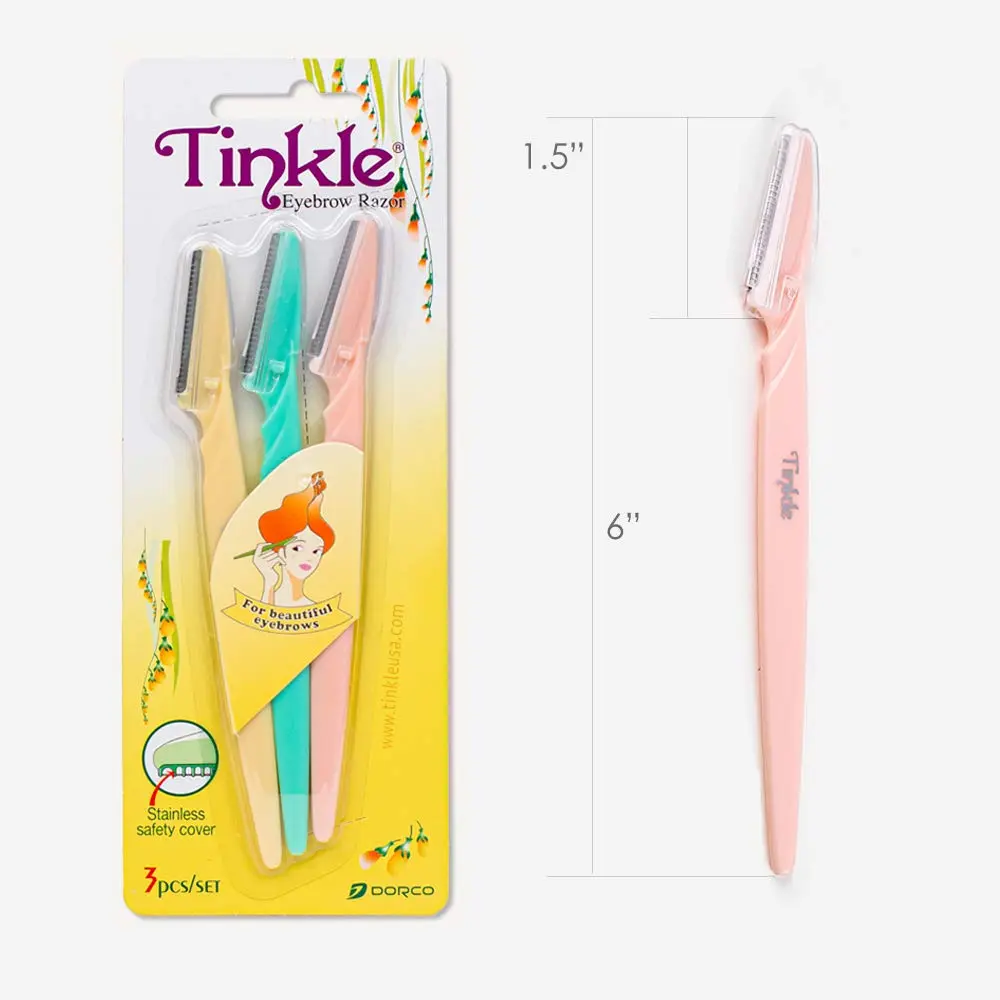 Tinkle Women's Dermaplaning Razor Pack of 72 | Safe & Painless Skin Shaping Tool - view 2