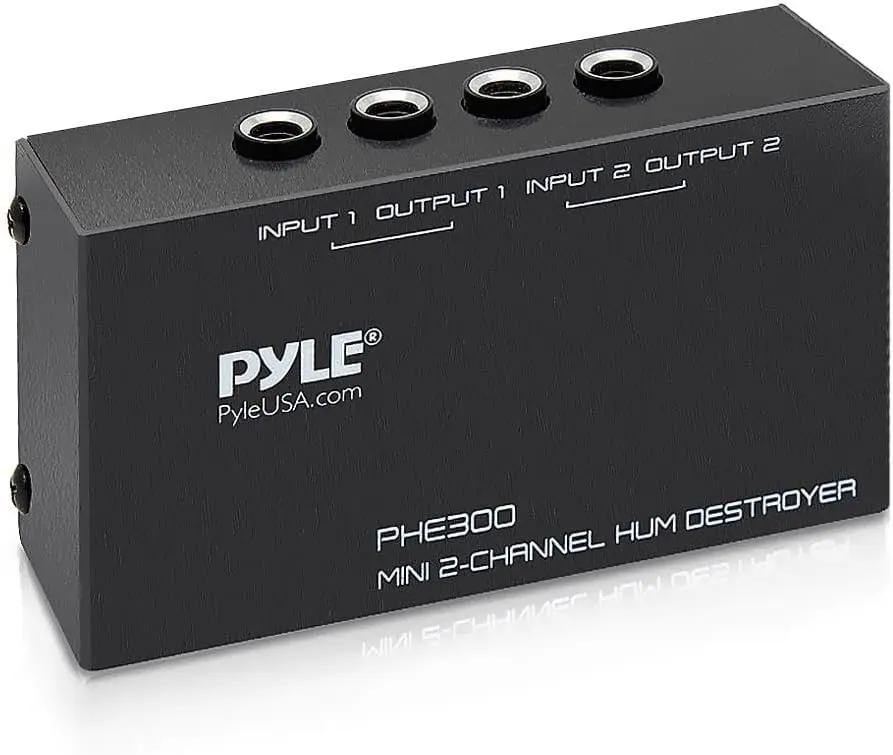 Pyle 2 Channel Passive Audio Interface with 1/4 Inch TRS Ports | USB Audio Interface for Recording Guitar - view 2
