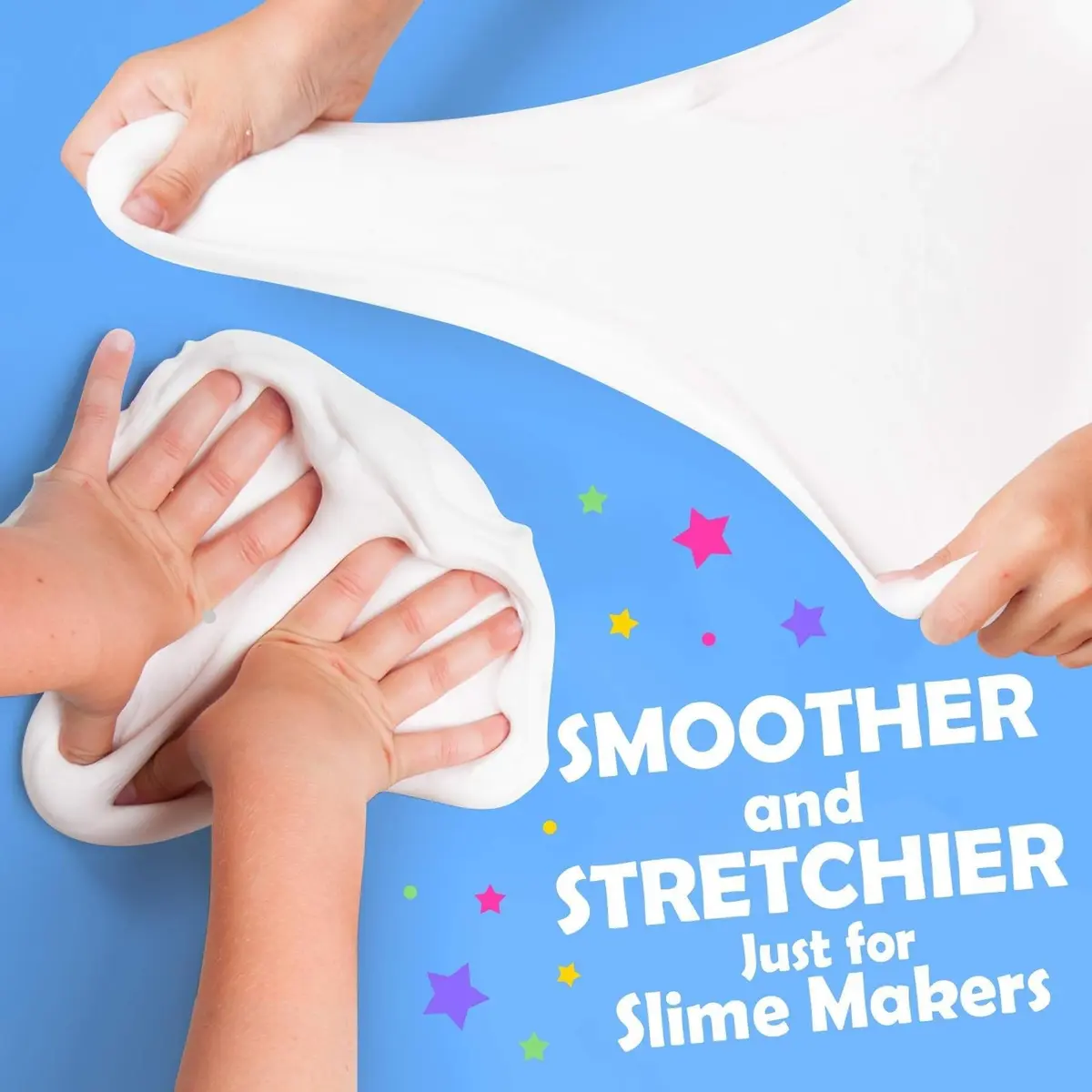Original Stationery Soft Clay for Slime 230g (8.1 oz) | White Air-Dry Foam Clay for Butter Slime & Crafts (Pack of 3) - view 3