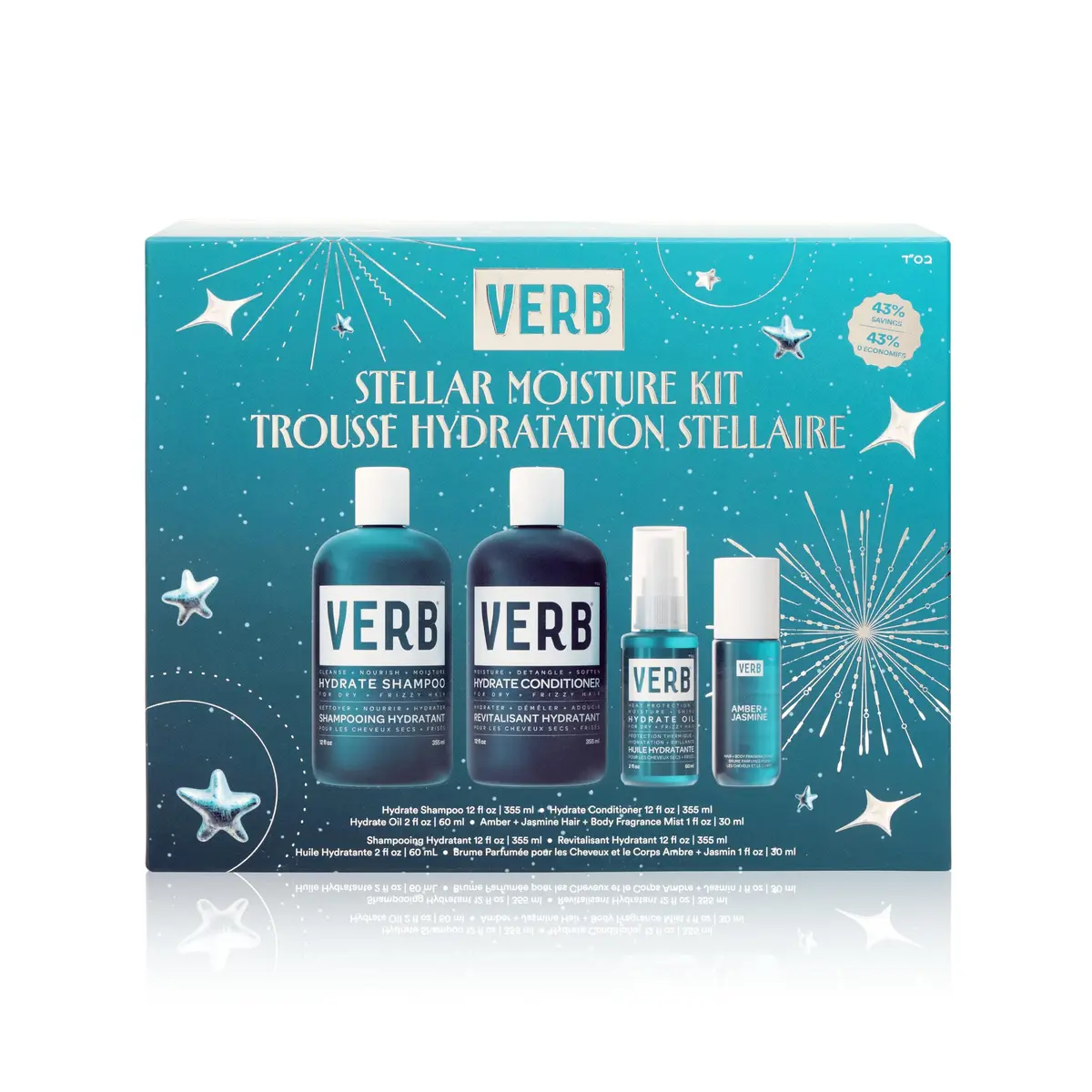 VERB Hydrate Stellar Moisture Kit, 4-Piece Set - Deep Hydration & Frizz Control for All Hair Types - main product image