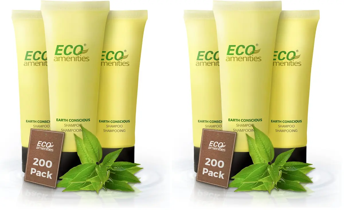 ECO amenities Travel Shampoo Tubes - 1 fl oz | TSA-Approved, Natural, Eco-Friendly - main product image