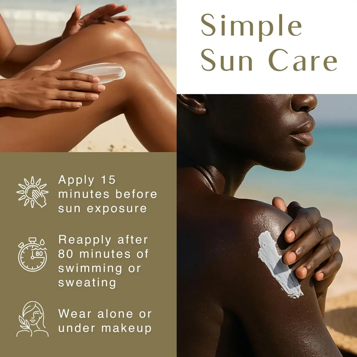Black Girl Sunscreen SPF 30 Moisturizing Lotion 12 fl oz (355 ml) | Broad Spectrum UVA/UVB Protection for Melanin Rich Skin - view 5