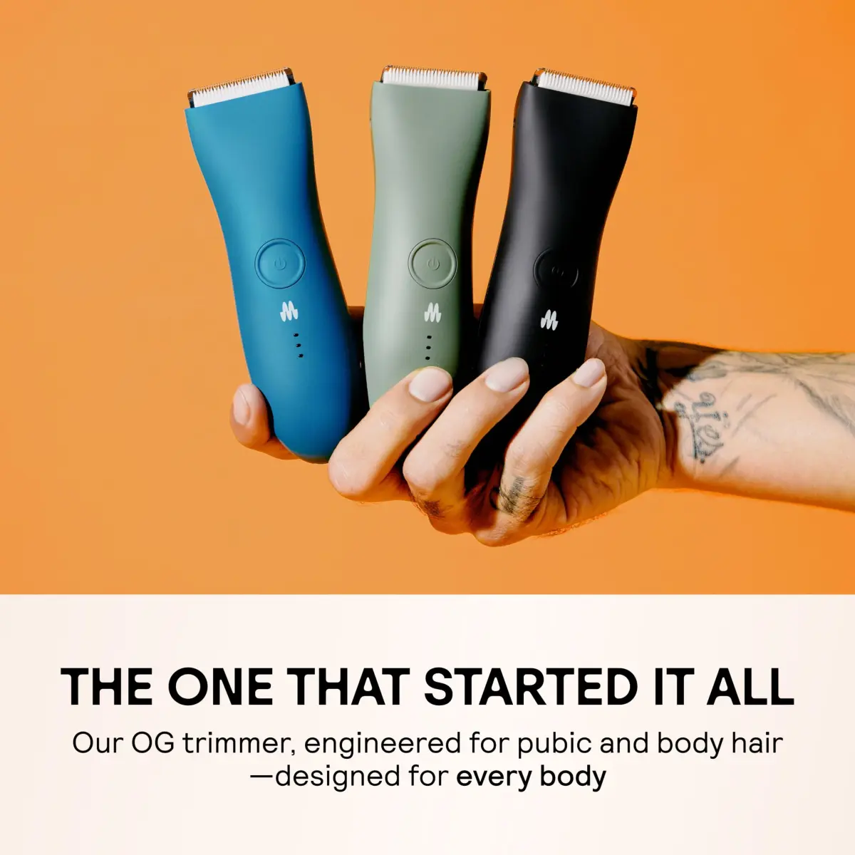 MERIDIAN The Trimmer Original Body Hair Trimmer for Men & Women Cosmos | Waterproof Rechargeable Groomer - view 8