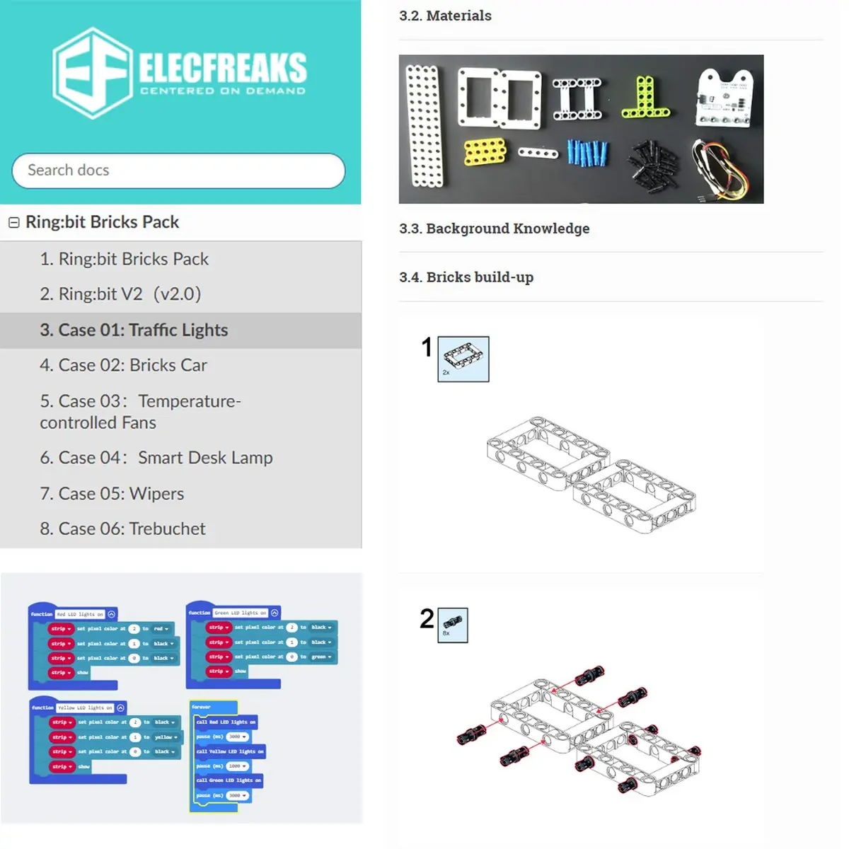 EF ELECFREAKS microbit Ring:bit 6-in-1 Starter Kit | Programmable Coding Kit with 200+ Blocks - view 4