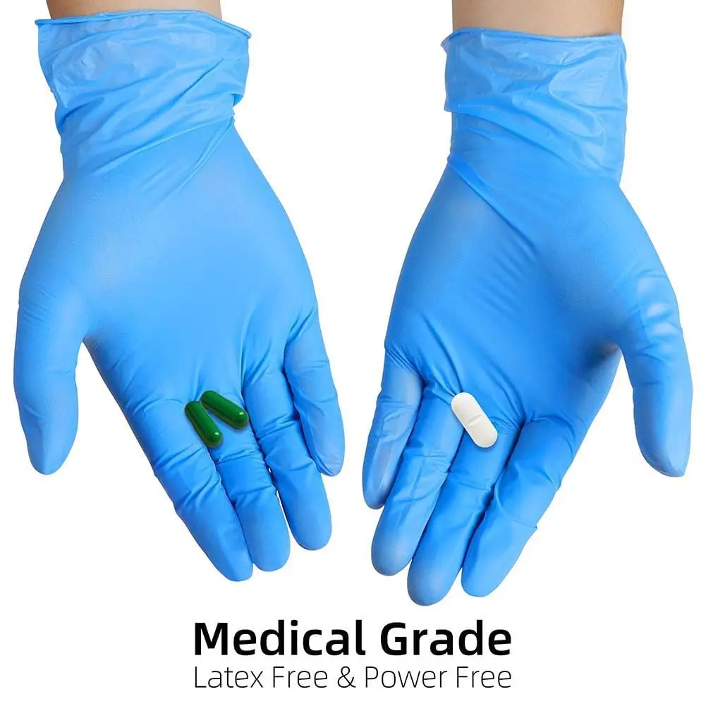 Oh! Trendy Disposable Medical Vinyl Exam Gloves - Latex-Free Powder-Free Large | Medical-Grade Safety - view 5