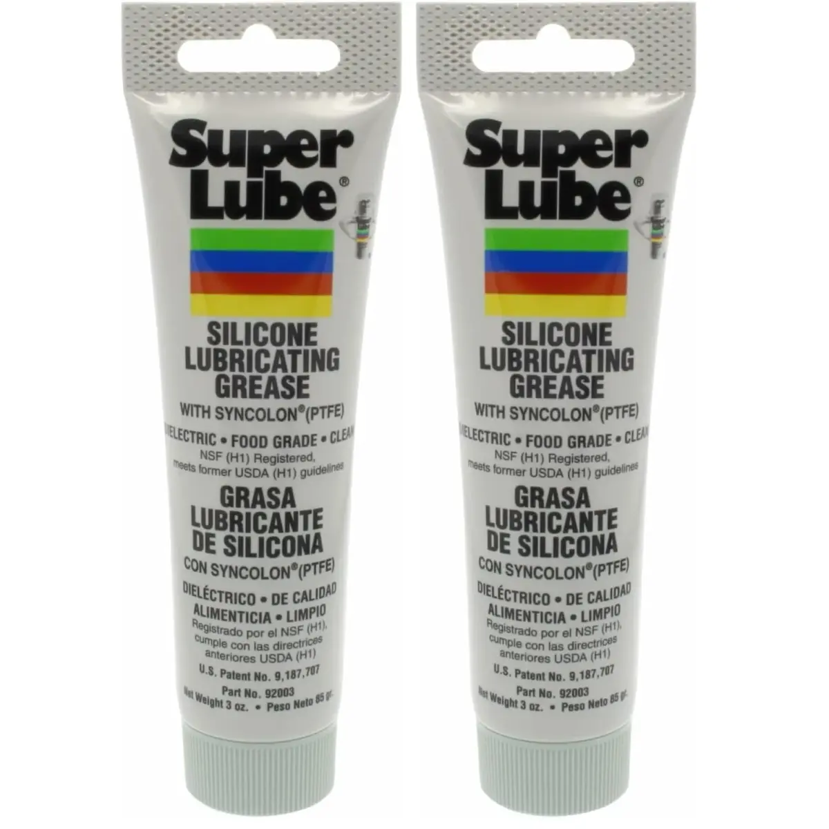 Super Lube 92003 Silicone Lubricating Grease with PTFE, 6 oz (170g) Total | NSF H1 Food Grade Safe for Industrial & Automotive Use - main product image