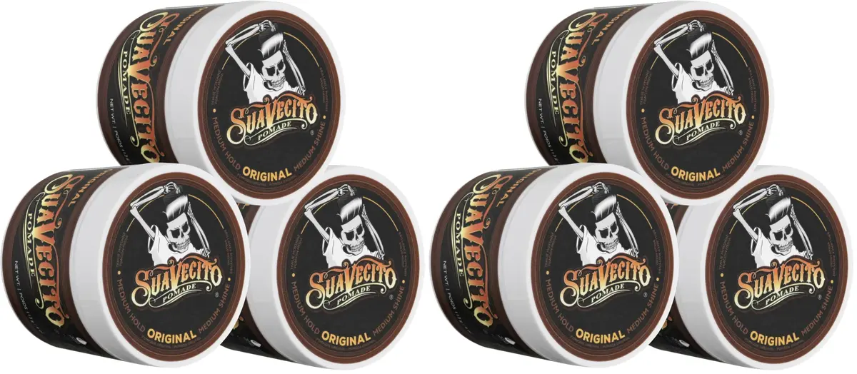 Suavecito Pomade Original Hold 4 oz | Medium Shine, All Hair Types, Water Based, Flake-Free, Easy Wash Out - main product image