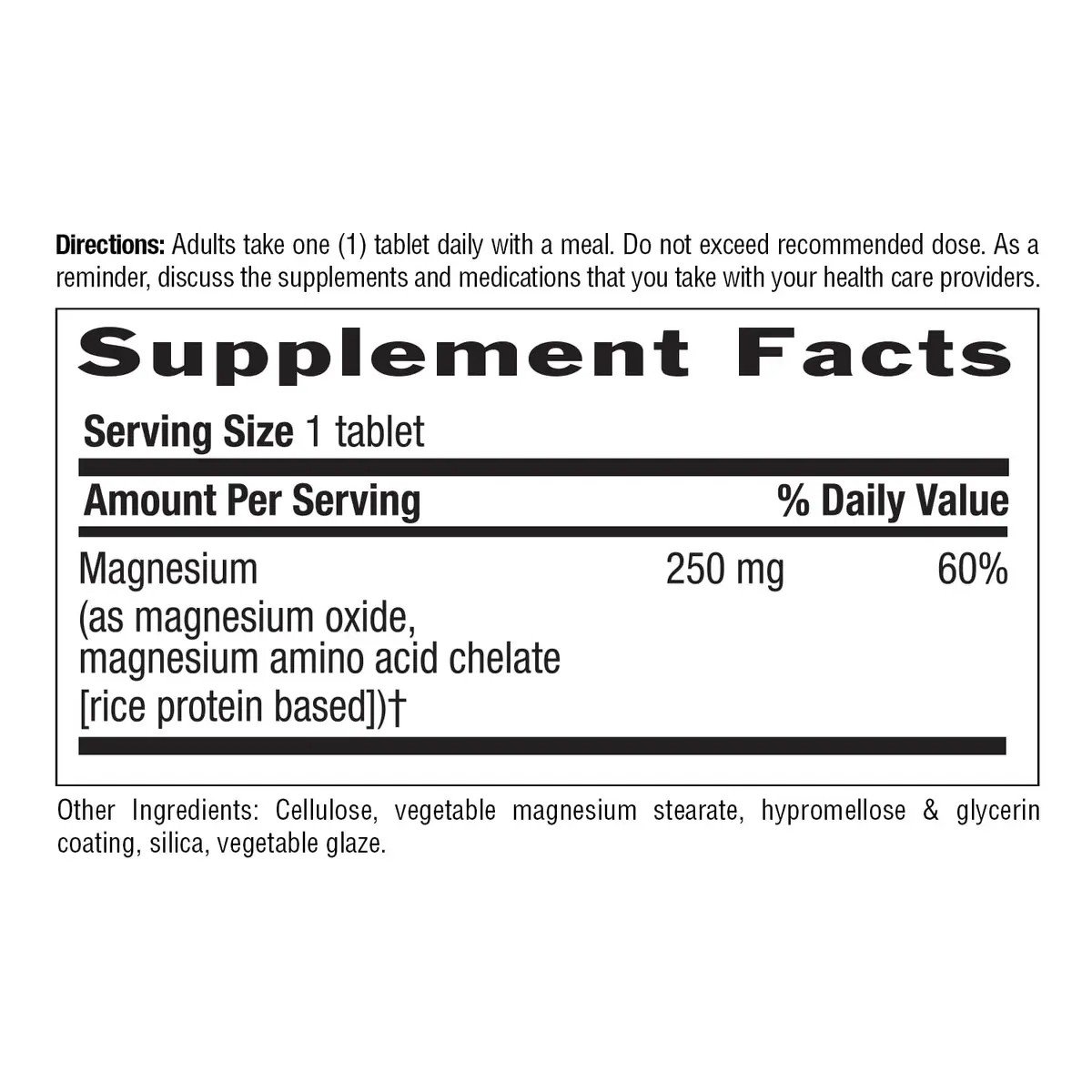Country Life Chelated Magnesium 250mg 180 Count (Pack of 2) | Supports Heart, Bone & Muscle Health - view 6