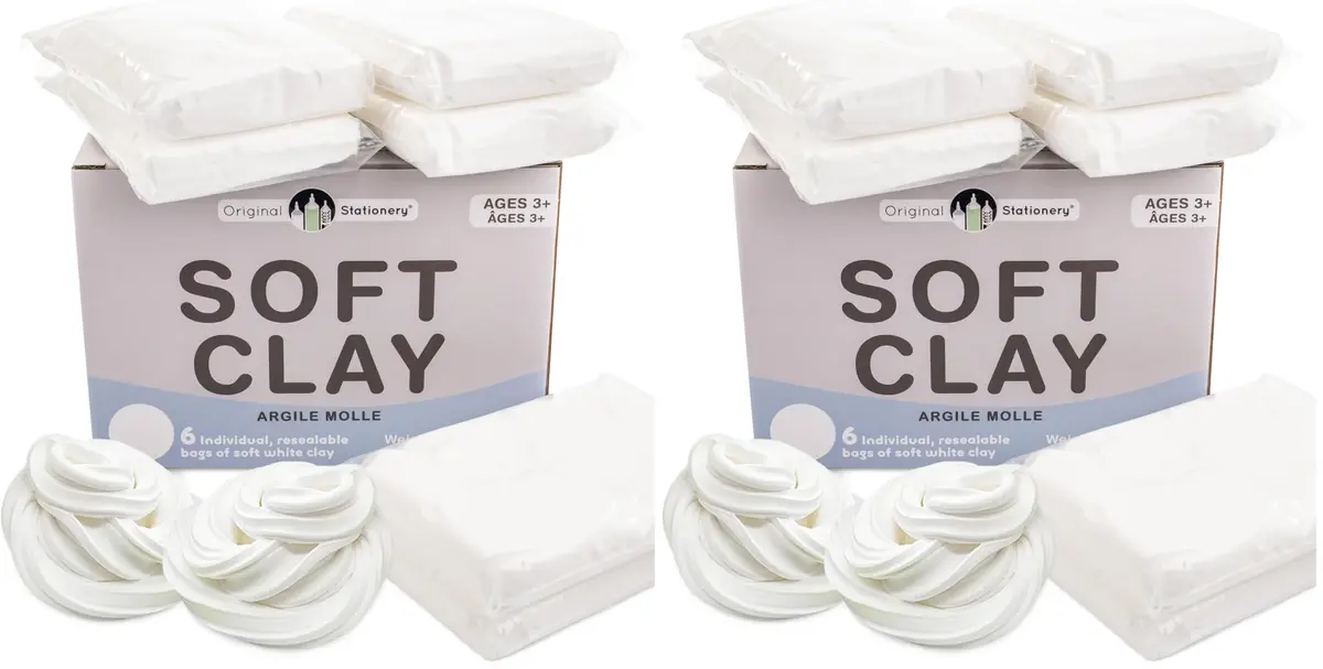 Original Stationery Soft Clay for Slime Making - Moldable Modeling Clay for Kids, 600g | Perfect for Butter & Foam Slime, Creative Gift - main product image