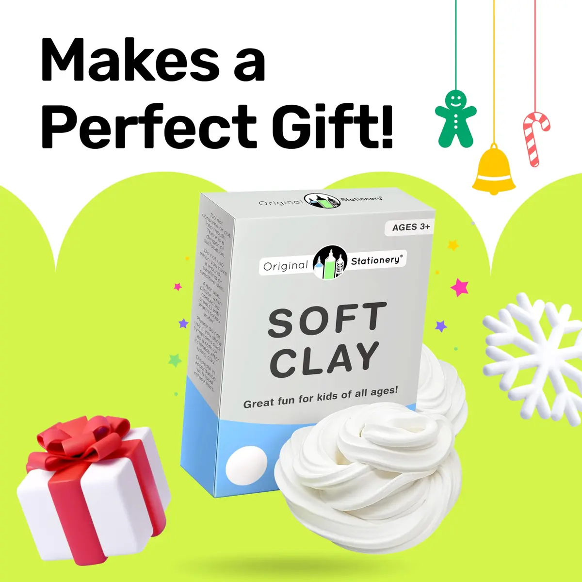 Original Stationery Soft Clay for Slime Making - Moldable Modeling Clay for Kids, 600g | Perfect for Butter & Foam Slime, Creative Gift - view 8