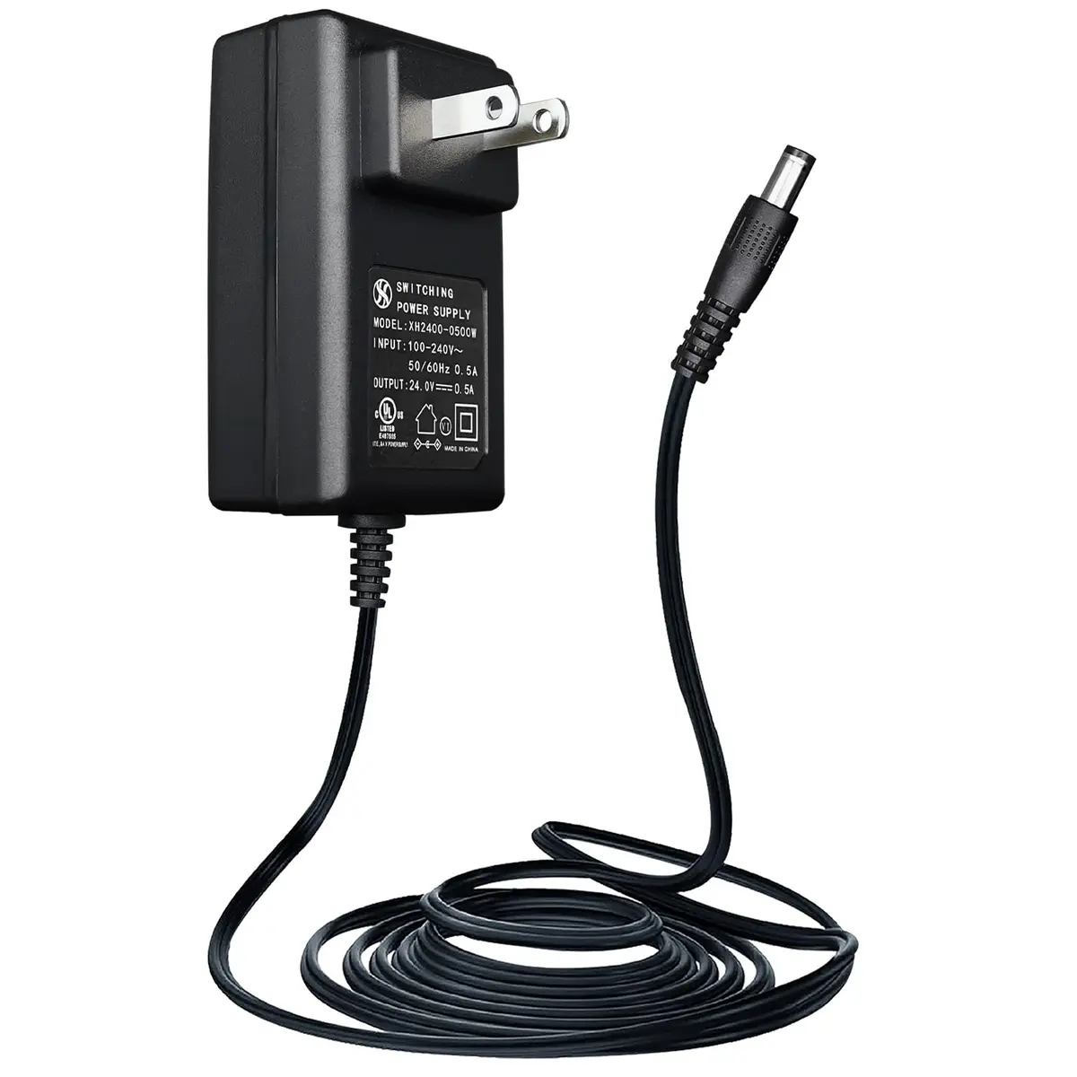 ANLINK 24V Power Supply Adapter 0.5A | UL Listed, 12W, 6ft Cord for Diffusers & Humidifiers - main product image