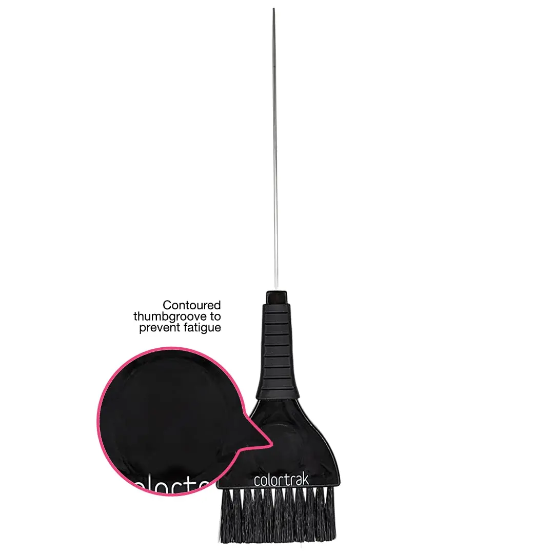 Colortrak Duo Color Brush, Pin Tail | Precise Hair Color Application, Ergonomic Rubber Grip, Pack of 4 - view 6