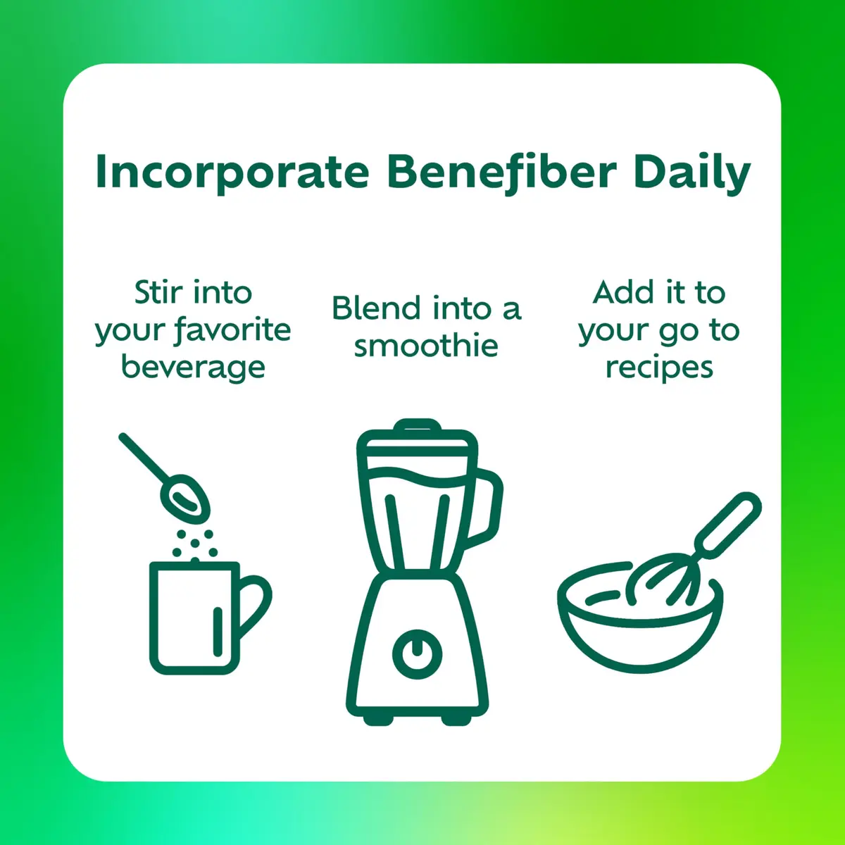 Benefiber Daily Prebiotic Fiber Supplement Powder Unflavored 17.6 oz (798 g) | Nourishes Gut Bacteria for Digestive Health - view 3