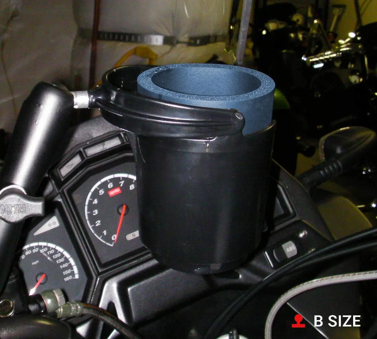 RAM MOUNTS Level Cup Drink Holder with B Size 1" Ball | Self-Leveling, Fits 2.5-3.5" Cans & Bottles, Pack of 4 - view 3