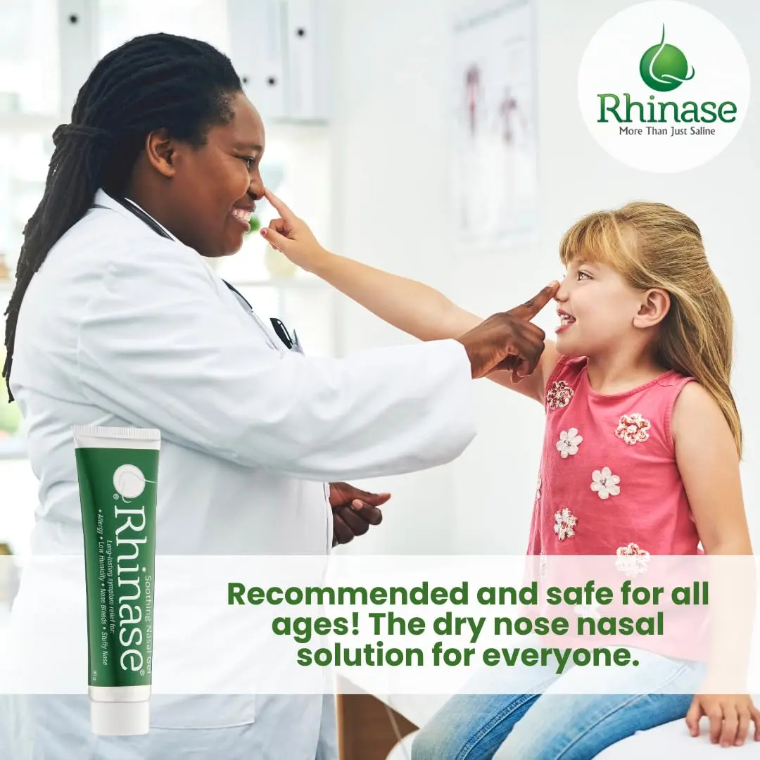 Rhinase Nasal Gel 1 oz | Steroid-Free Moisturizing Nasal Relief for Children & Adults - main product image